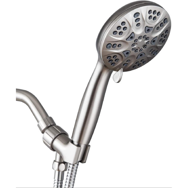 wisdomfurnitureco High Pressure Handheld Shower Head, 6 Spray Settings